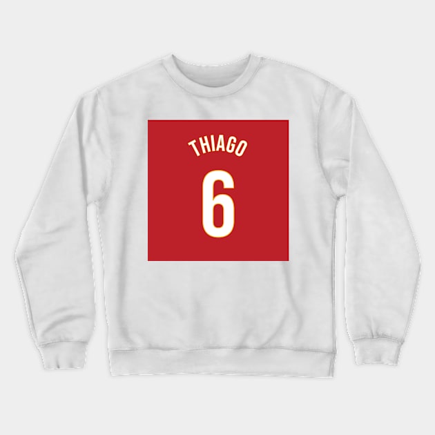 Thiago 6 Home Kit - 22/23 Season Crewneck Sweatshirt by GotchaFace